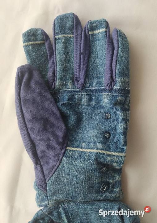 Rękawice robocze damskie JEANS niebieski niebieski Pozostałe Hajnówka sprzedam