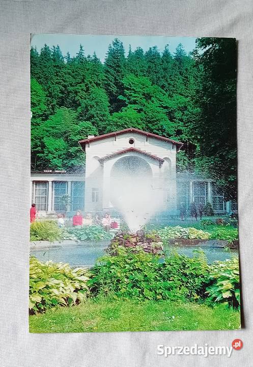 Pocztówka Duszniki Zdrój muszla koncertowa w Koźminek