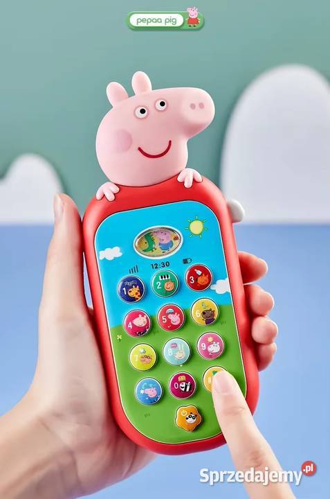 Telefon zabawkowy dzieci Motyw Świnki Peppa mazowieckie Płock