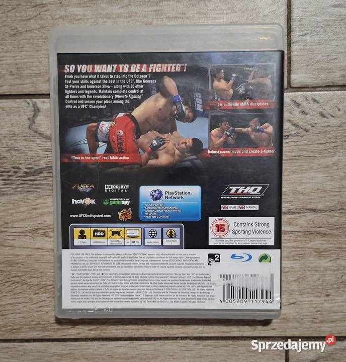 Gra UFC 2009 Undisputed 3 PlayStation 3 Sony Playstation 3