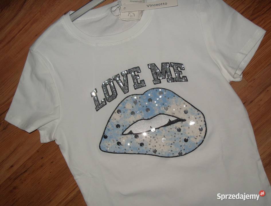 USTA cekiny TSHIRT SML Rawicz