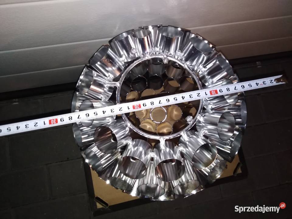 Lampa oprawa świetlna metalowa kula aluminium Pozostałe Łomianki