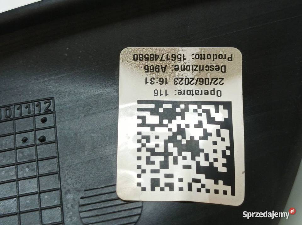 OSŁONA SŁUPKA A LEWY PRZÓD 1561748580 Alfa Romeo sprzedam