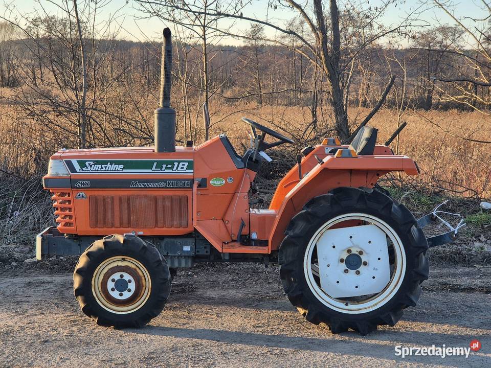 Traktorek traktor KUBOTA L118D 18 44