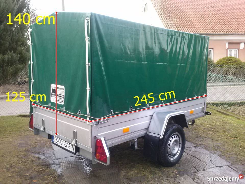 Przyczepka samochodowa RYDWAN 2014 Przyczepy i naczepy Giżycko sprzedam