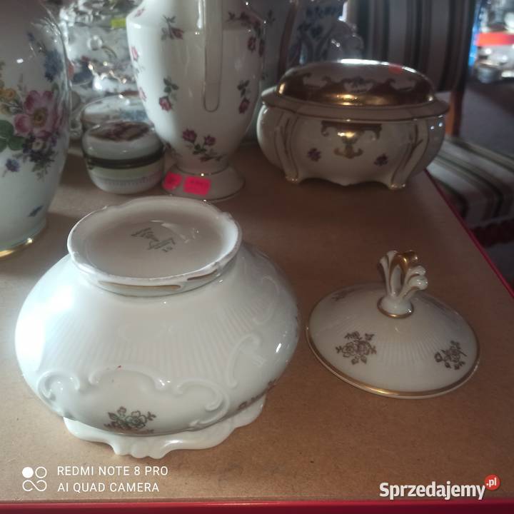 Puzdro kremowo złote Syg Schirnding US Zone Gdańsk