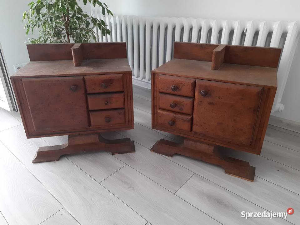 Meble art deco szafki nocne do renowacji Trzebinia