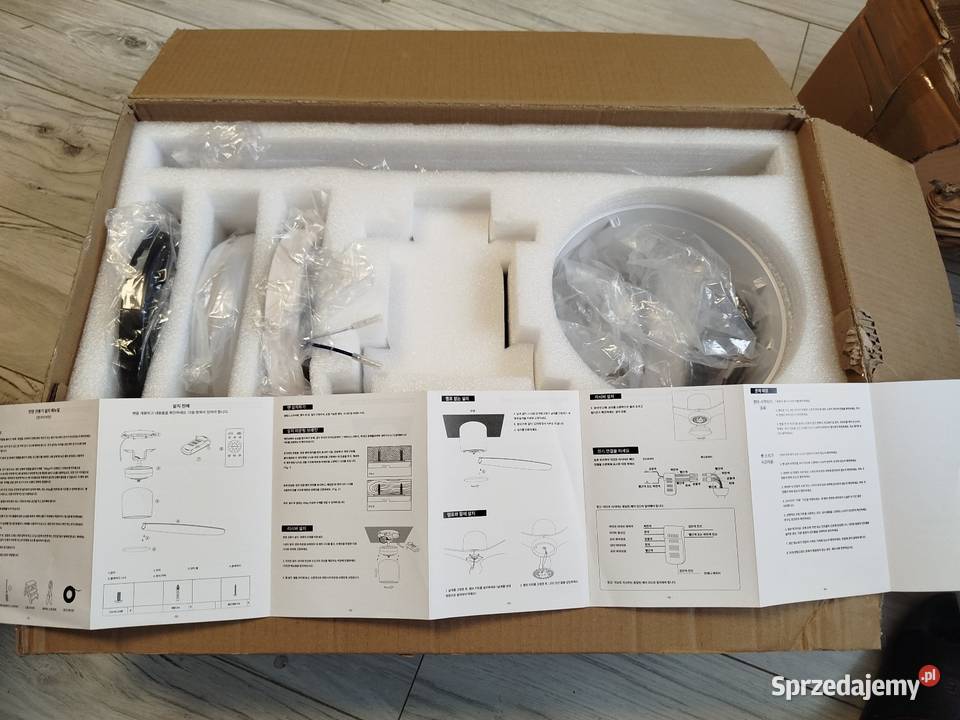 Wentylator sufitowy LED z pilotem Końskie