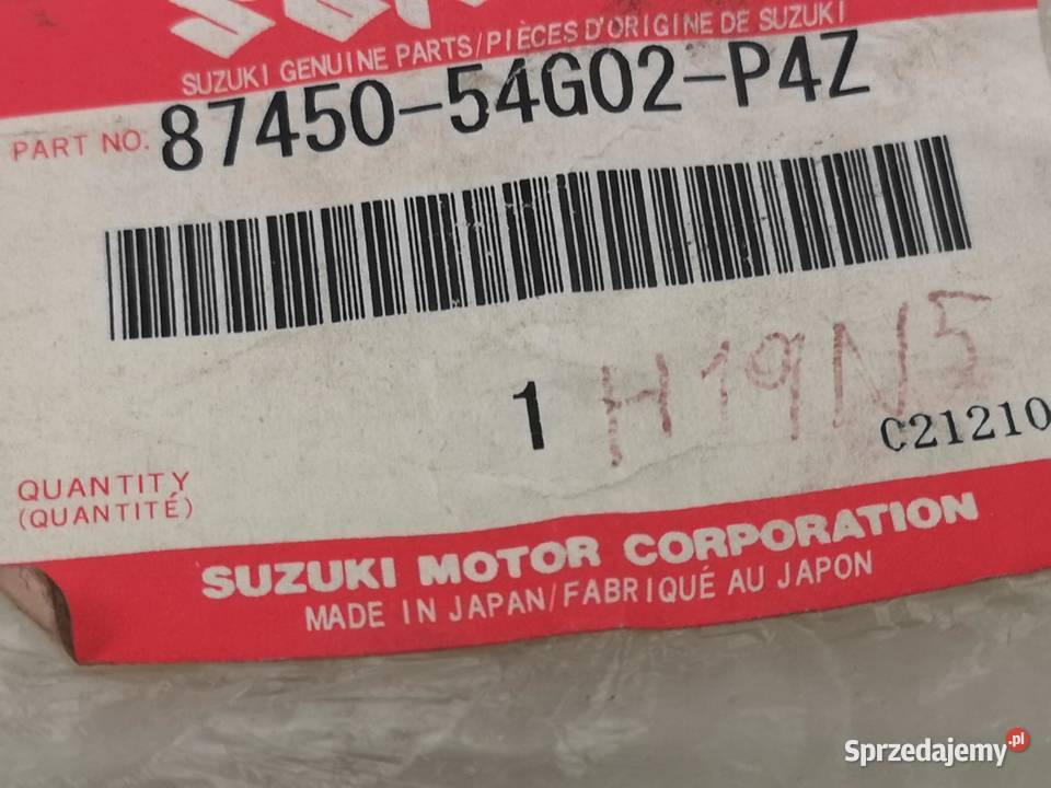 PÓŁKA TYLNA BAGAŻOWA SUZUKI LIANA 20012010 sprzedam