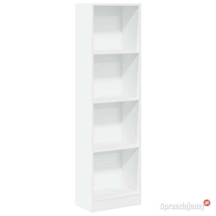 Regał biały 40x24x143 materiał drewnopochodny Regały