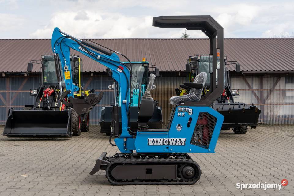 Nowa MINIKOPARKA ECO5 RAMIĘ SKRĘTNE 990 3 łyżki Koparki Wrocław
