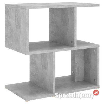 vidaXL Szafka nocna szarość betonu 50x30x515