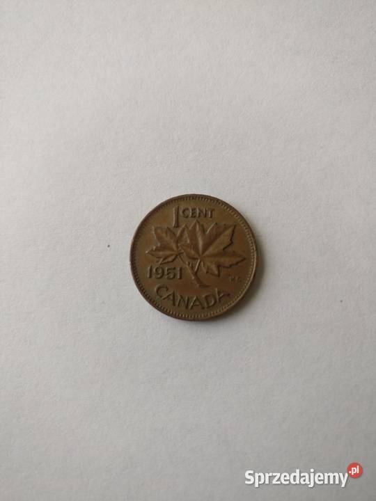 1cent Canada 1951 r Myszków