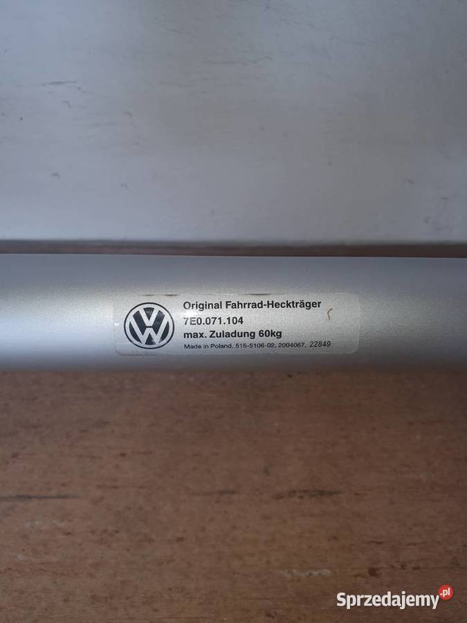 Bagażnik rowerowy VW T6 Multivan Branice