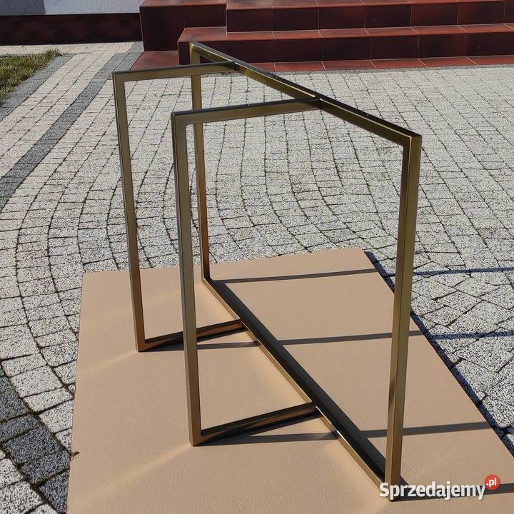 Stelaż pod konsolkę złoty poler 60cm Warszawa