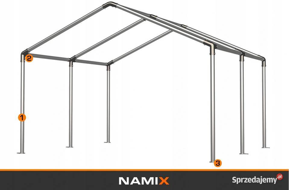 Namiot BASIC 3x3 magazynowy handlowy garaż PE Jabłonna