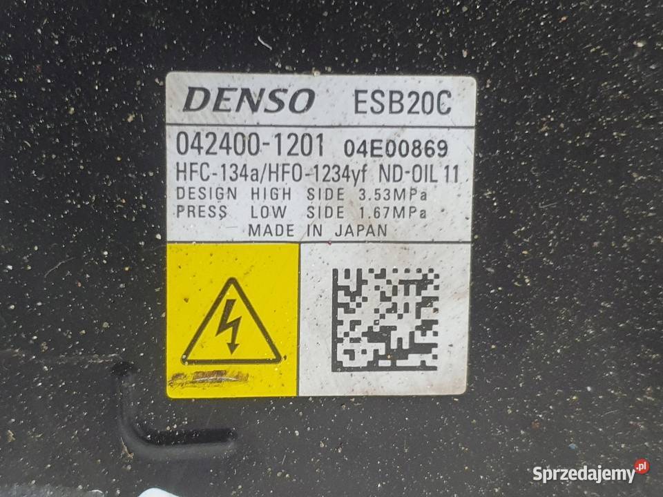 Toyota Corolla E21 SPRĘŻARKA KLIMATYZACJI osobowe Janów