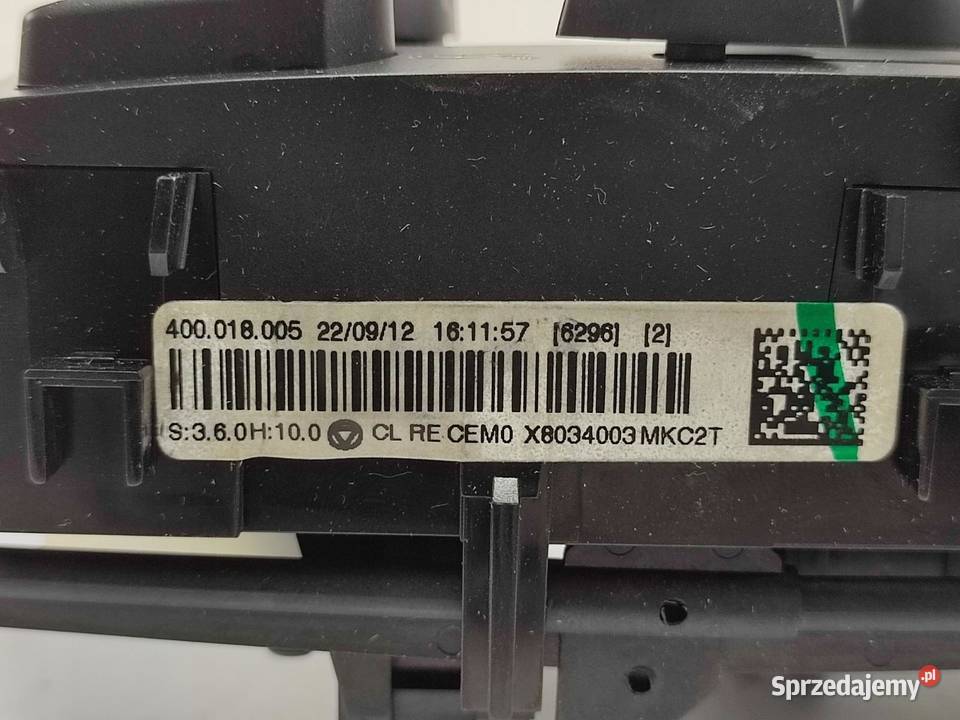 PANEL STEROWANIA NAGRZEWNICY CITROEN C3 SC 0916