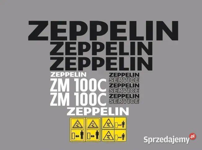 Naklejki oklejenie ZEPPELIN ZM100 Zamiennik Janików sprzedam