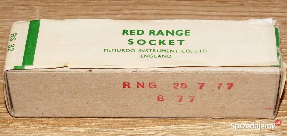 Złącze złocone gniazdo RED RANGE SOCKET RS 32 śląskie Gliwice sprzedam