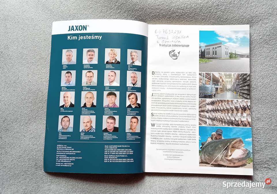 Katalog sprzętu wędkarskiego Jaxon 2019 r Koźminek