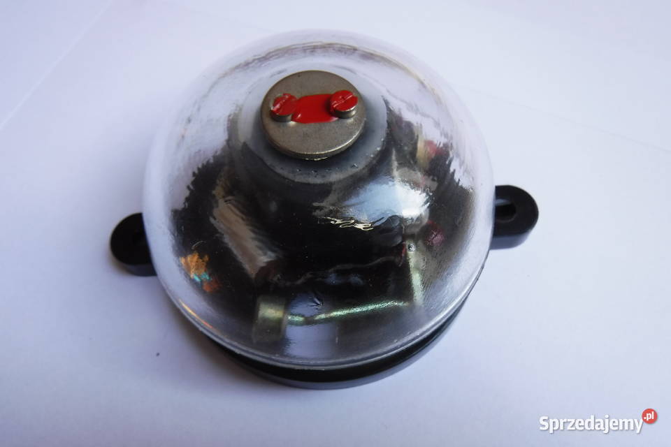 Szklany dzwonek elektryczny electric glass bell Otwock