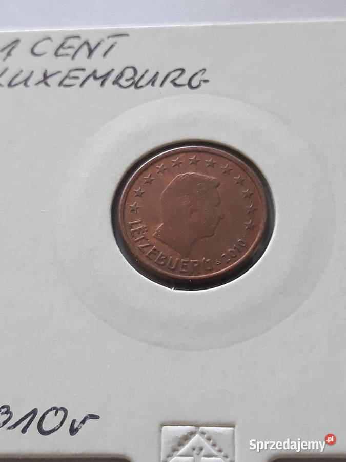 1 Eurocent Luksemburg 2010 r Konin