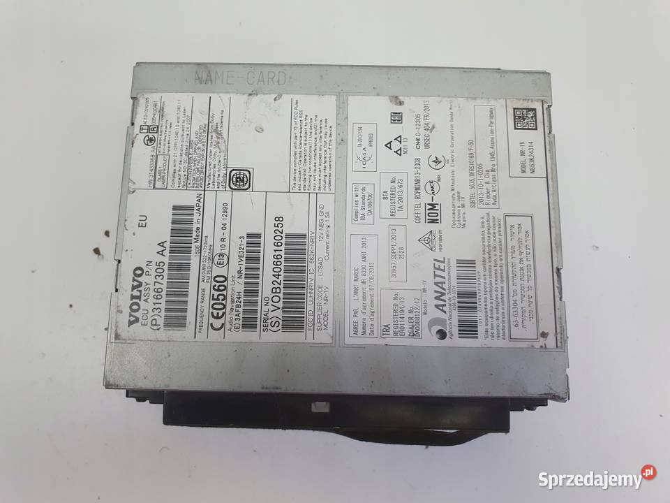 Volvo V40 II V60 S60 II CZYTNIK PŁYT CD radio sprzedam