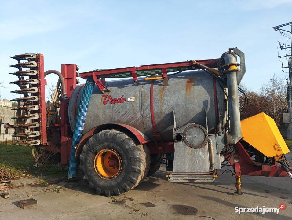 Beczkowóż wóz asenizacyjny Vredo 12000 nieuszkodzony Kiełpino sprzedam