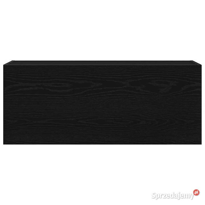 Wisząca szafka łazienkowa czarna 100x25x40 Warszawa