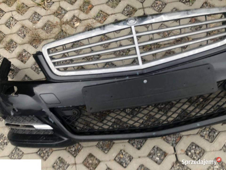 mercedes c klasa w204 lift 2012 zderzak przód Karoseria lubelskie Kozubszczyzna