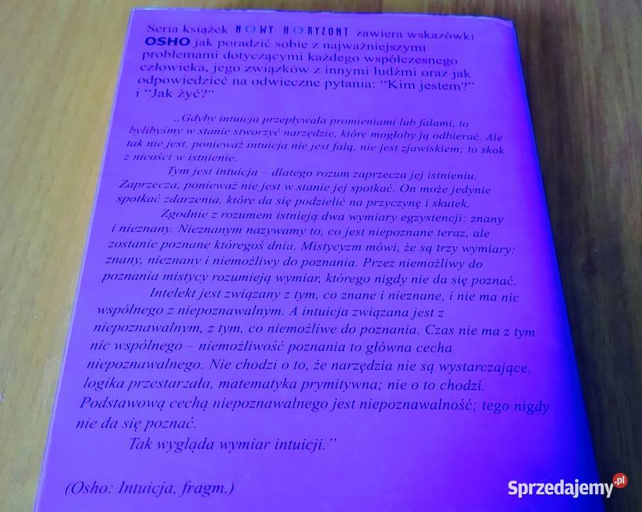 Intuicja wiedza wykraczająca ponad logikę Osho Gdańsk