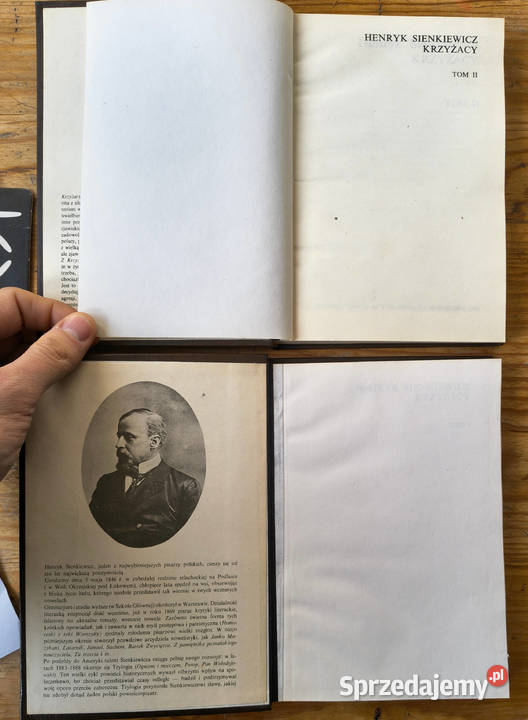 Trylogia Sienkiewicz Krzyżacy Ogniem i mieczem Sosnowiec sprzedam