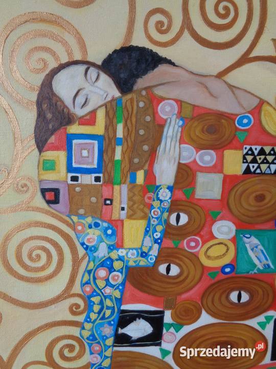 Obraz olejny Drzewo życia Spełnienie Klimt Malarstwo śląskie Katowice