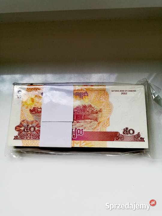 Kambodża 2002 banknoty kolekcnonerskie Poznań