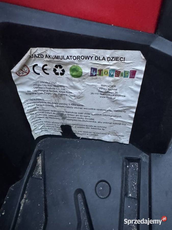 Sprzedam Quada na akumulator Desert ATV XMX607 Piączyn sprzedam