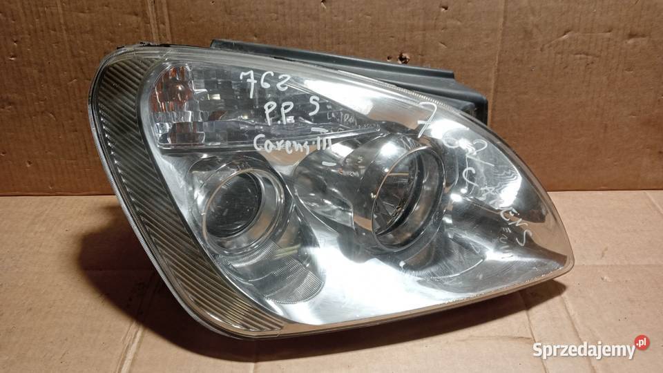 KIA CARENS III FL LAMPA PRZÓD PRAWA SOCZEWKA wielkopolskie Zbierkowo