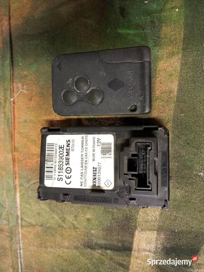 Czytnik karty karta F9Q 19 Megane 2 Lift Układ elektryczny