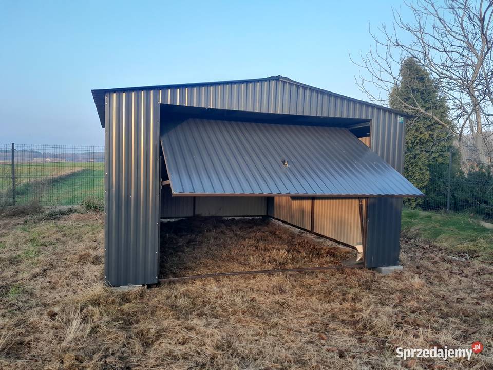 Garaż blaszany 4x5 kolor Środa Wielkopolska