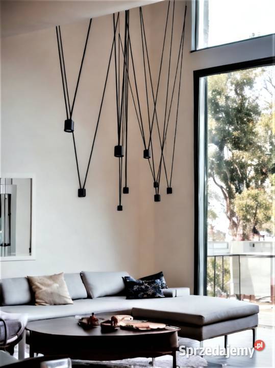 Długa lampa wisząca na antresole ABRA LWN9 Rzeszów