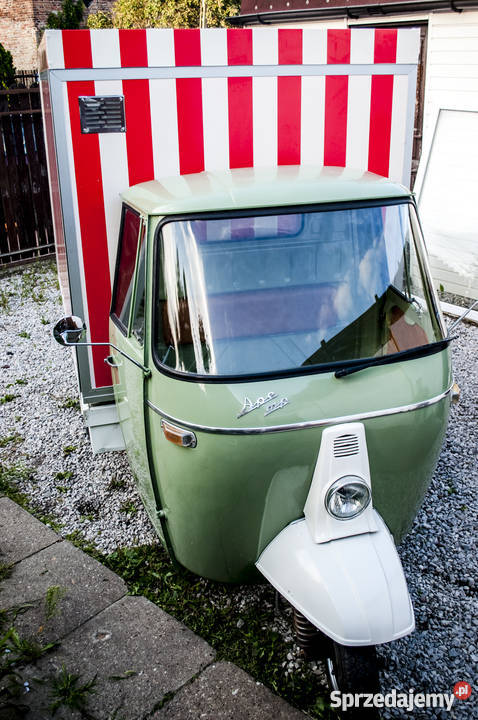 Piaggio Ape z 1969 Food Truck z odbiorem 170cm3 Warszawa