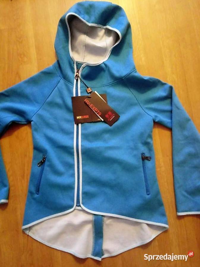 nowa bluza damska asymetrczna niebieski Chrzanów