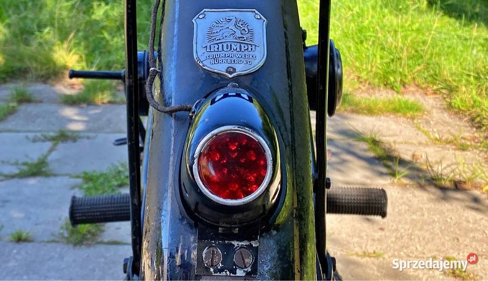 Tryiumph b125 1939r zarejestrowany Gdynia