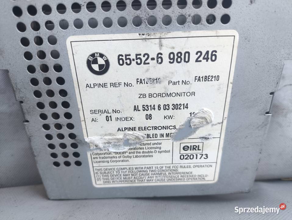 BMW E39 X5 E53 RADIO NAWIGACJA WYŚWIETLACZ osobowe mazowieckie Radom