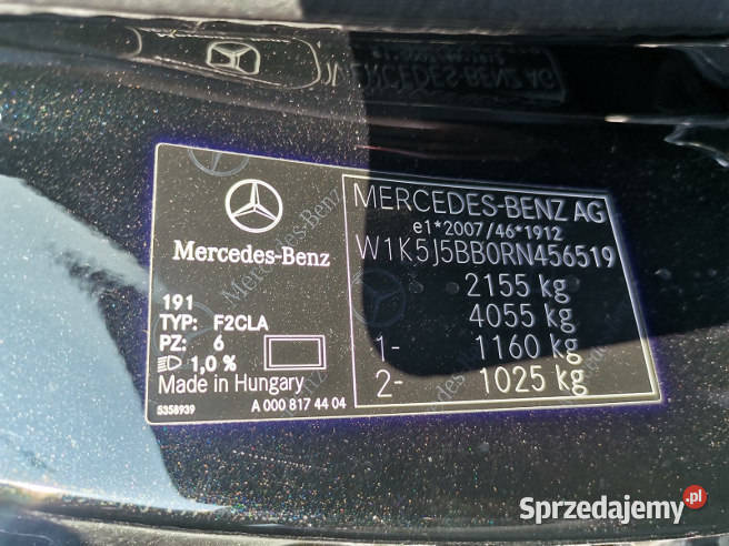 MERCEDESBENZ AMG CLA 35 2023 199100 ccm 306 mazowieckie