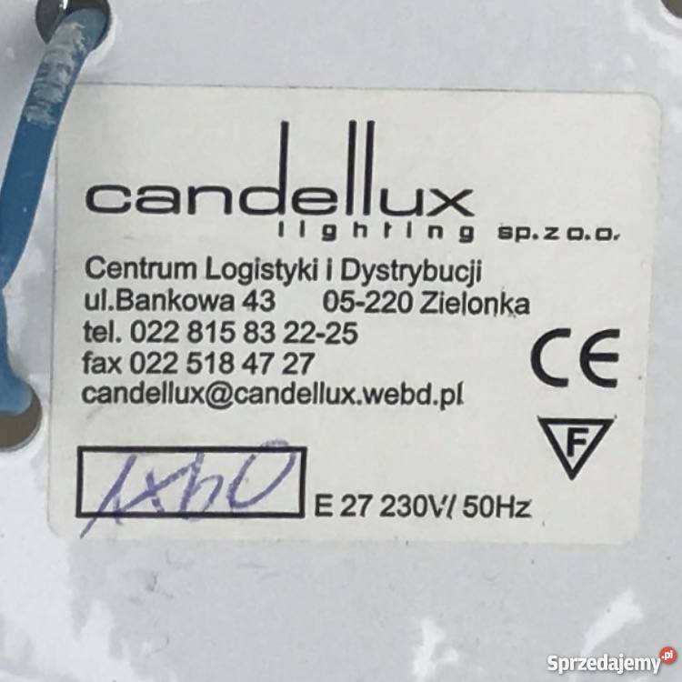 kinkiet półplafon ścienny Candelux Oświetlenie sprzedam