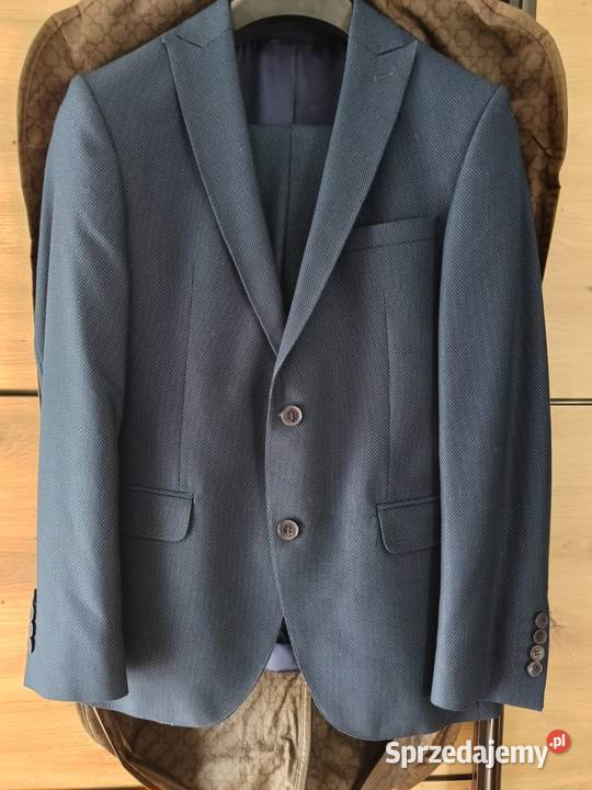 Garnitur męski niebieski Wielka Wieś