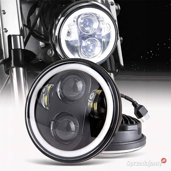 7 REFLEKTOR LAMPA LED PRZEDNIA MOTOCYKL ring Myszyniec