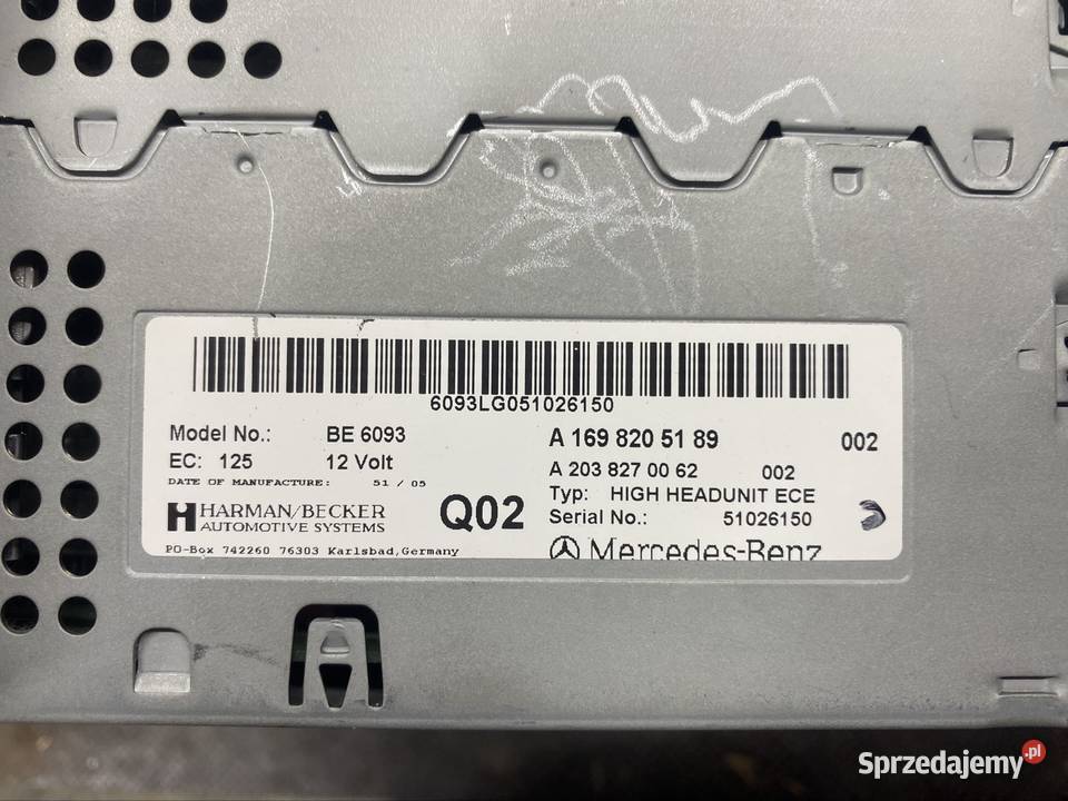 Radio Mercedes Benz Kraków