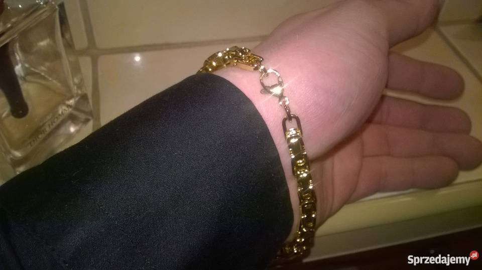 Bransoletka złotasplot królewskifigaro Ostrzeszów